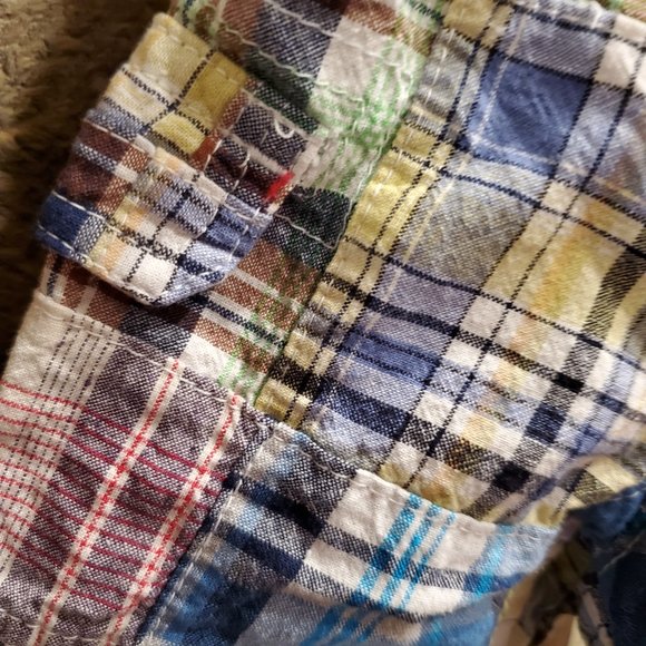 Arizona Plaid Baby Shirts 3-6M Multi-color - Picture 3 of 7
